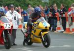 Eric Wilson at the TT Grandstand.