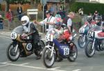 Alan 'Bud' Jackson (84) at the Practice Start Line, Douglas.