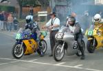 Grant Sellars (57) during practice, leaving the Grandstand, Douglas.