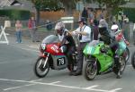 Mark Gant leaving the Practice Start Line, Douglas.