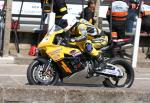 Ian Hutchinson leaving the pits, Douglas.