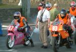 Manfred Vogl (on right) at Start Line, Douglas.