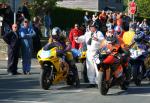 Thomas Schonfelder (58) at the TT Grandstand, Douglas.