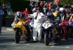 Toni Rechberger (61) at the TT Grandstand, Douglas.