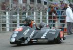 Trevor Tullett/Lisel Marie Amos at the TT Grandstand, Douglas.