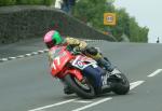 Gordon Blackley at Signpost Corner, Onchan.