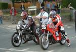 Trevor Dutton (96) leaving the Practice Start Line, Douglas.