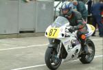 Keith McKay in the pits, Douglas.