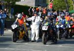 Michael Hose (70) at the TT Grandstand, Douglas.