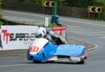 Rod Bellas/Geoff Knight at Braddan Bridge.