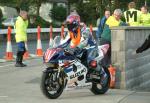 Simon Fulton at the Practice Start Line, Douglas.