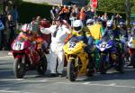 Alan Connor (62) at the TT Grandstand, Douglas.