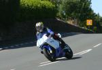 Gary Chalkley at Signpost Corner, Onchan.