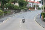 Alec Whitwell on Bray Hill, Douglas.