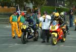 Adrian Elwood (97) at the Start Line, Douglas.