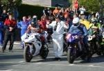 Jason Griffiths (2) at the TT Grandstand, Douglas.