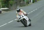 Todd Welch approaching Sulby Bridge.