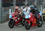 Gary Allen (95) at the Practice Start Line, Douglas.