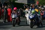 Davy Morgan (26) at the TT Grandstand, Douglas.