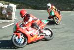 Richard Bairstow (number 62) at Governor's Bridge, Douglas.