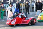 Nick Crowe/Darren Hope at the TT Grandstand, Douglas.