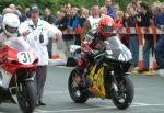 Tom Clucas at the TT Grandstand, Douglas.