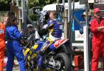 Toni Rechberger in the pits, Douglas.