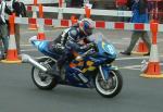 Reg Lennon leaving Start Line, Douglas.