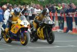 Paul Corrin at the TT Grandstand, Douglas.