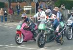 Kirk Farrow (83) during practice, leaving the Grandstand, Douglas.