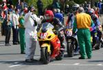 Peter Hounsell leaving the Start Line, Douglas.