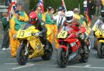 Alan Stevens (number 73) at Start Line, Douglas.