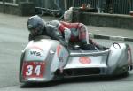 Wally Saunders/Bruce Moore at Parliament Square, Ramsey.