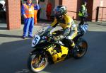 Ian Pattinson at the TT Grandstand, Douglas.