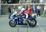 Marc Dufour leaving Start Line, Douglas.