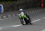 Tony Myers approaching Quarterbridge, Douglas.