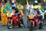 Karl Moss (number 29) at Start Line, Douglas.