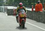 Gordon Blackley at TT Grandstand, Douglas.