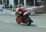 Geoff Sawyer leaving Start Line, Douglas.