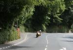 Chris Palmer approaching Braddan Bridge.