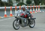 Peter Wild (61) during practice, leaving the Grandstand, Douglas.