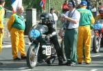 Iwan Spicher at Start Line, Douglas.