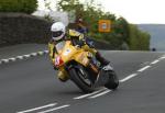 Ian Hutchinson at Signpost Corner, Onchan.