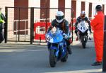 Derran Slous at the TT Grandstand, Douglas.