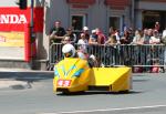 Steve Pullan/Kevin Morgan at Parliament Square, Ramsey.