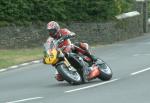 Giorgio Cantalupo approaching Sulby Bridge.