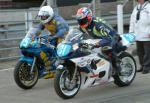 Rodger Wibberley (number 31) at the Practice Start Line, Douglas.