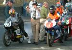 Robert Sells (on right) at the Start Line, Douglas.