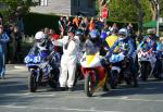 Andrew Marsden (74) at the TT Grandstand, Douglas.