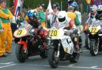 Ian Forristal (number 20) at Start Line, Douglas.